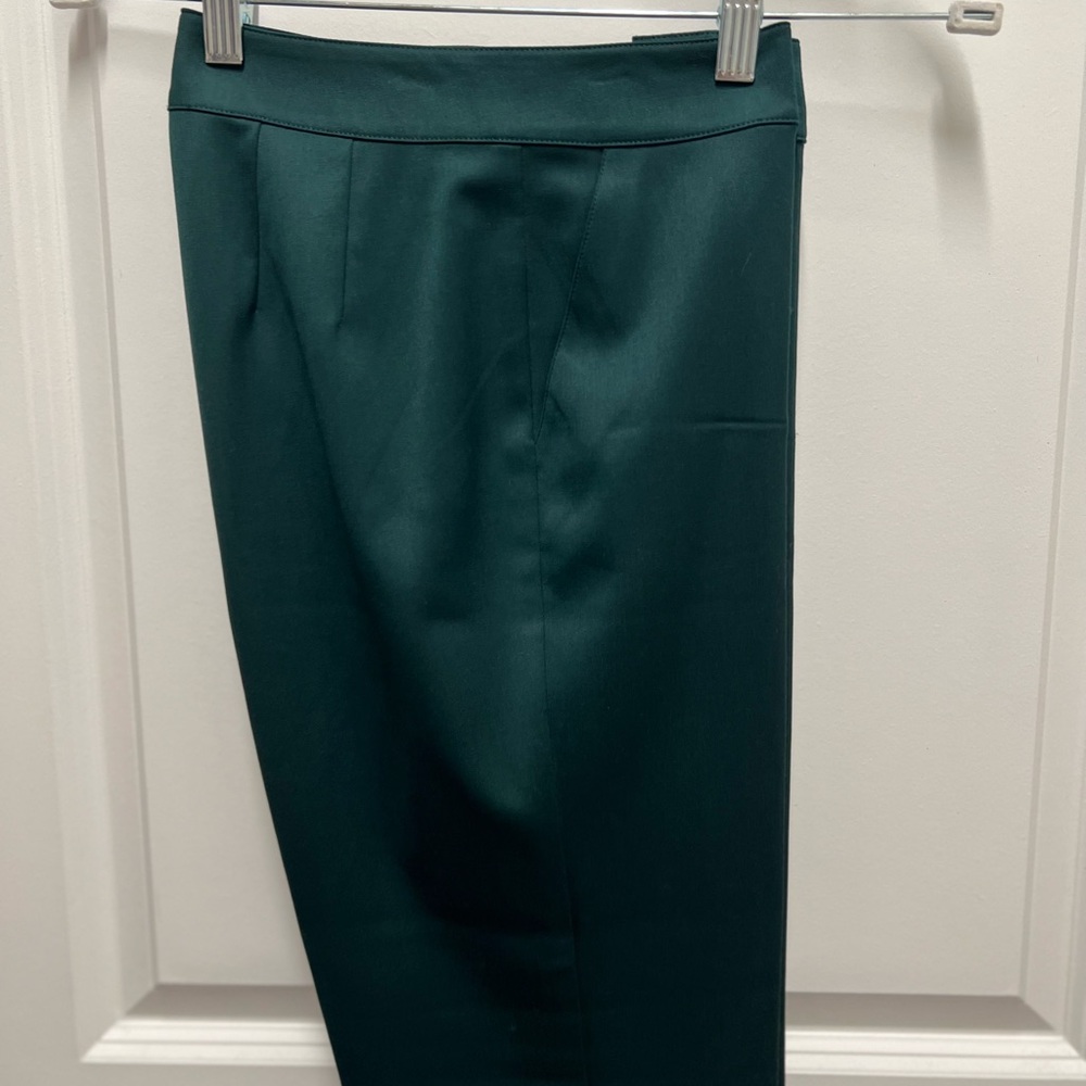 St. John Dark emerald Green Dress Pants size 2